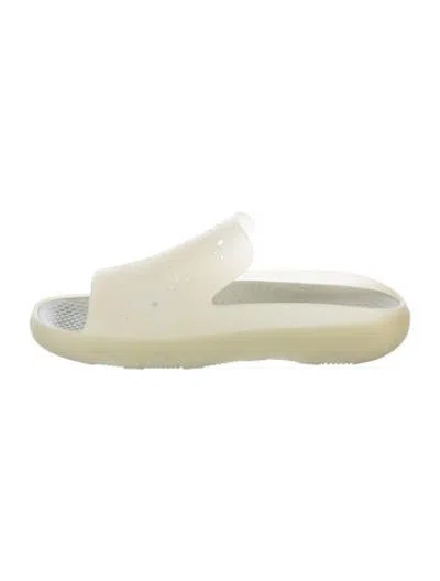 Pre-owned Burberry Rubber Slides In Clear