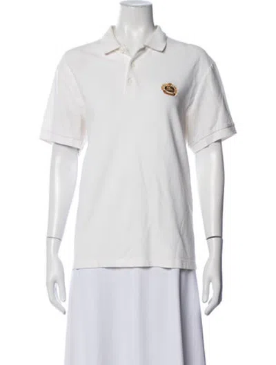 Pre-owned Burberry Short Sleeve Polo In White