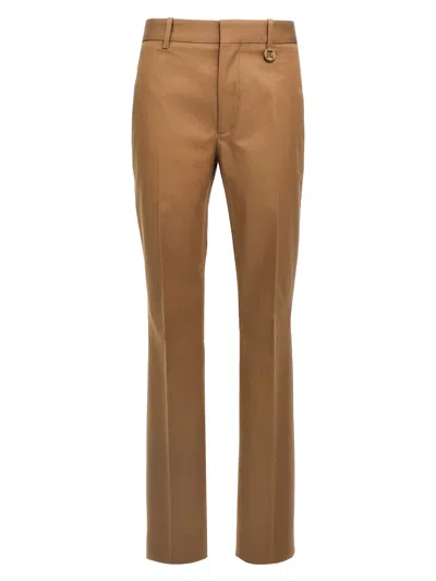 Burberry Straight Pants In Beige