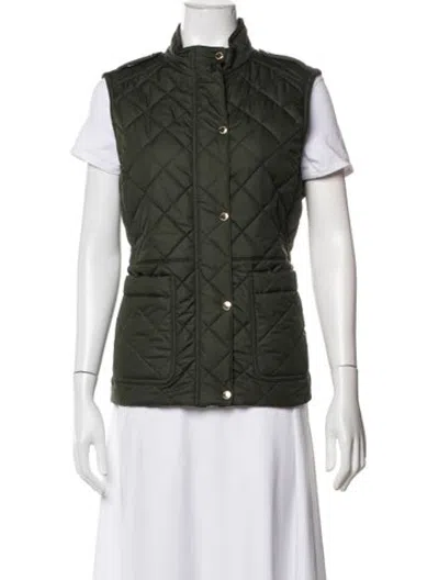 Pre-owned Burberry Vest In Green