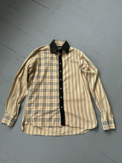 Pre-owned Burberry Vintage Shirt In Brown