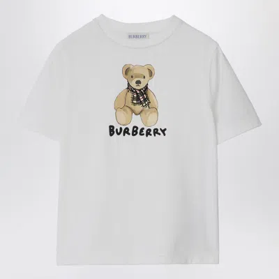 Burberry White T-shirt With Thomas Bear And Friends