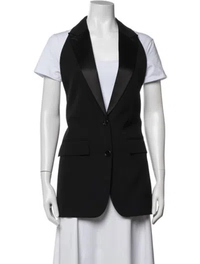 Pre-owned Burberry Wool Vest In Black