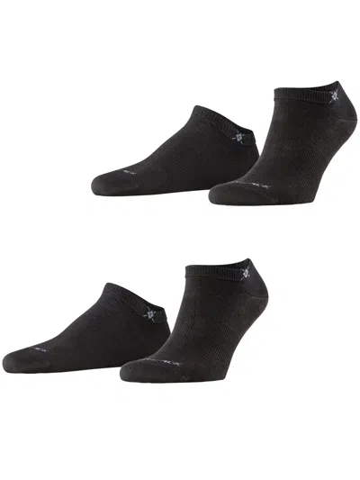 Burlington Black Cotton Socks Set