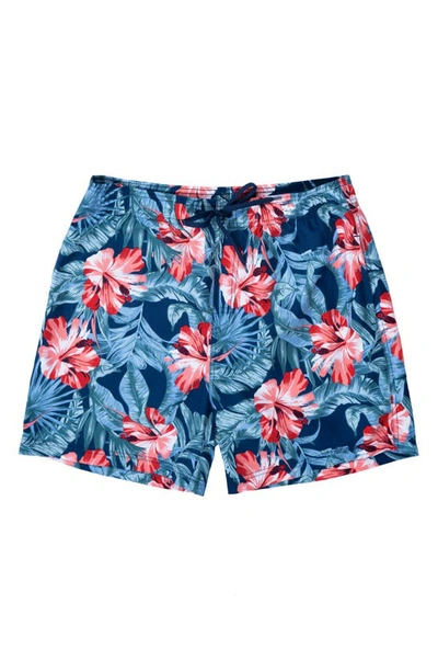 Burnside 17" Swim Trunks In Navy