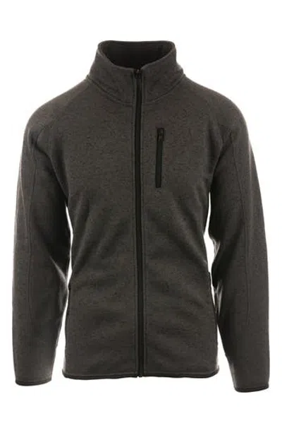 Burnside Knit Sweater Jacket In Multi