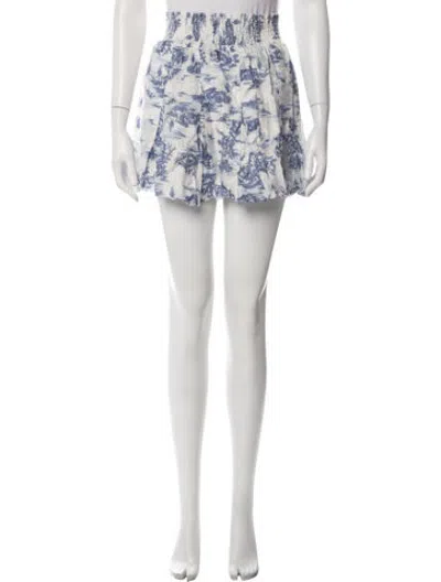Pre-owned Buru Printed Mini Skirt In Multicolor
