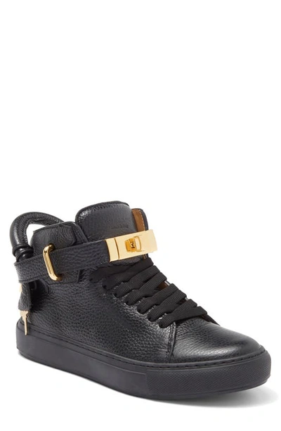 Buscemi Alce High Top Sneaker In Black/ Black