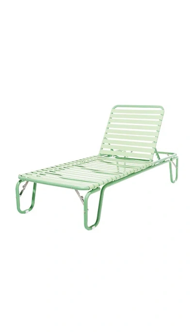 Business & Pleasure Sunliner Lounger In Green