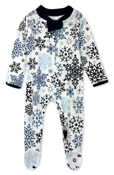 Butterblu Kids' Scout Stripe Cotton Footie In Multi