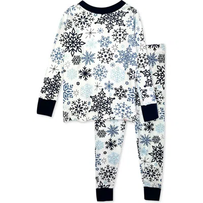 Butterblu Kids' Zen Print Fitted Organic Cotton Two-piece Pajamas In Multi