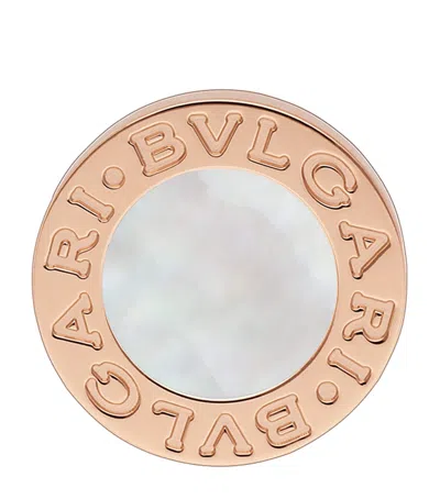 Bvlgari Rose Gold And Mother-of-pearl   Single Stud Earring