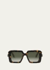 Bvlgari Serpenti Geometric Sunglasses In Brown