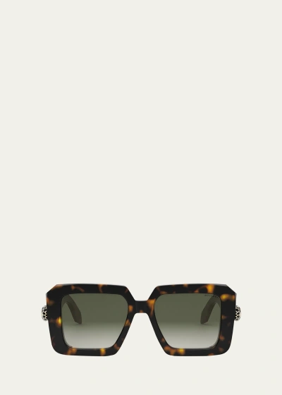 Bvlgari Serpenti Geometric Sunglasses In Brown