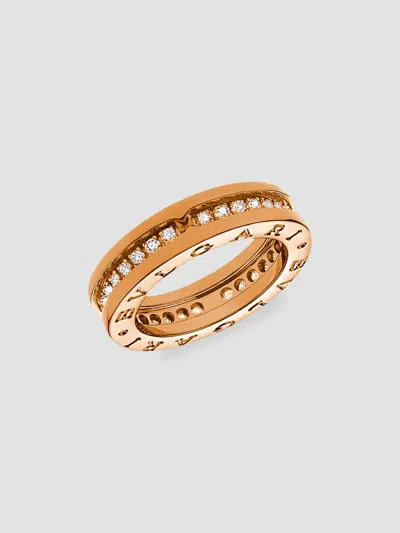 Bvlgari Women's B. Zero1 18k Rose Gold & Diamond Ring