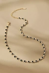 By Anthropologie Colorful Gem Necklace In Black