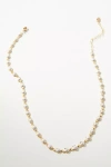 By Anthropologie Colorful Gem Necklace In White