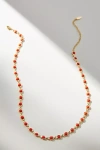 By Anthropologie Colorful Gem Necklace In Multicolor