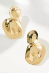 By Anthropologie Double Dome Drop Earrings In Gold