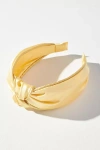 By Anthropologie Everly Knot Headband In Yellow