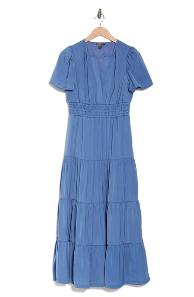 By Design Rio Tiered Maxi Dress In Dutch Blue