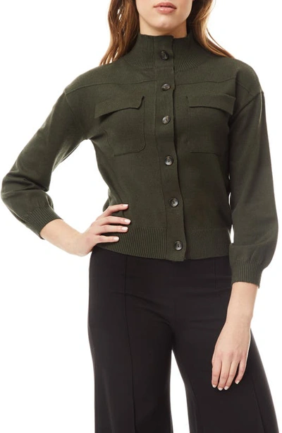 By Design Sage Sweater Top In Rifle Green