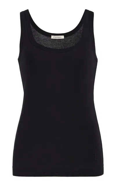 By Malene Birger Mani Organic Cotton Tank Top In Black
