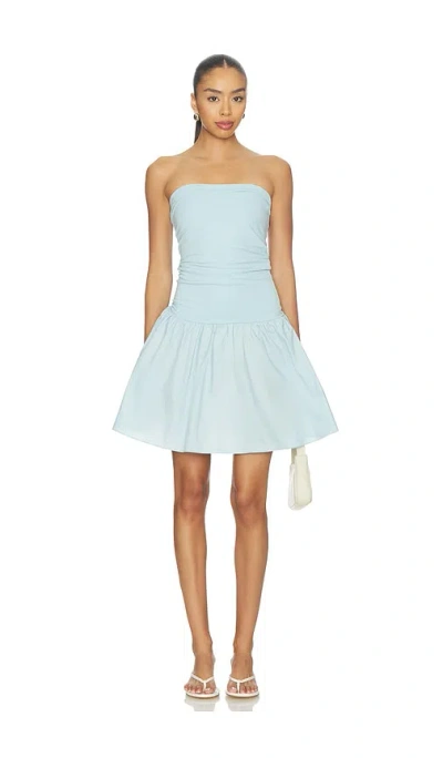 By Malene Birger Marcia Mini Dress In Dream Blue