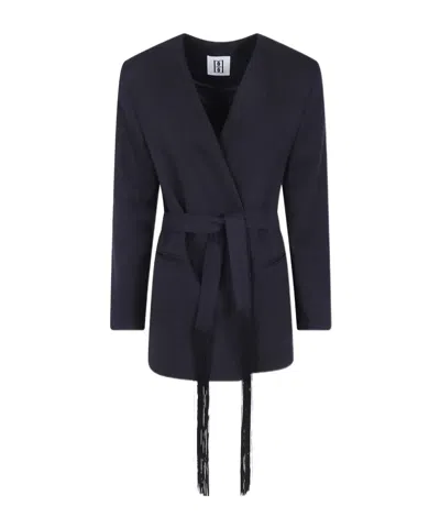 By Malene Birger V-neck Casual Jacket In Black