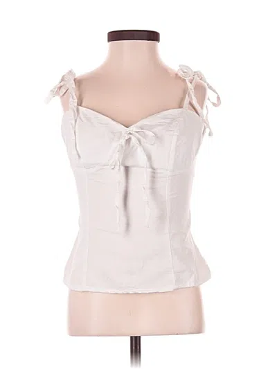 Pre-owned By The Way. Sleeveless Blouse In White
