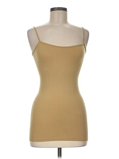 Pre-owned By Together Tank Top Tan Strapless Neckline Tops