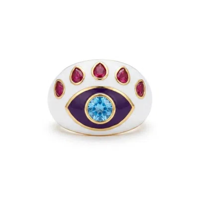 By Virgo Women's Gaze Ring In Multi