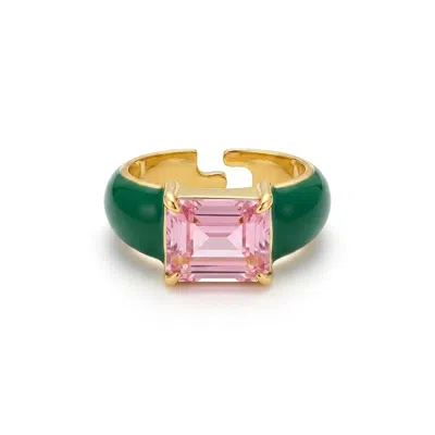 By Virgo Women's Prismia Ring In Green