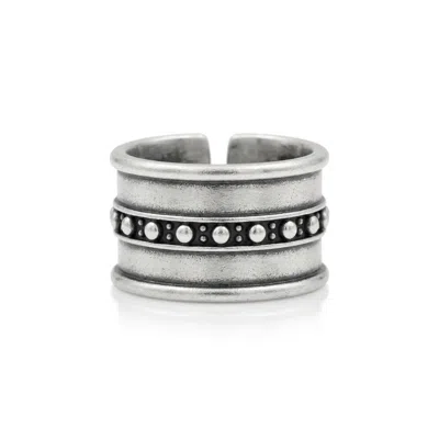 By Virgo Women's Silver Nomad Ring