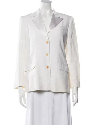 Pre-owned Byblos Blazer In Neutrals