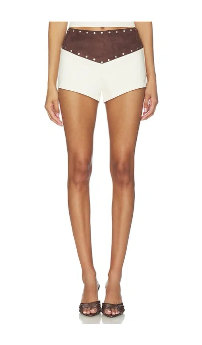 By.dyln Elio Micro Short In Bone