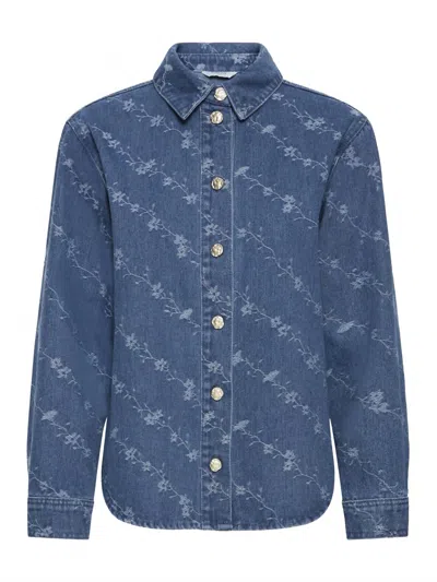B.young Women's City Canivo Shirt In Mid Blue Denim