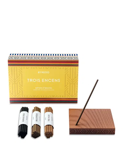 Byredo Trois Encens Home Incense Gift Set In Multi
