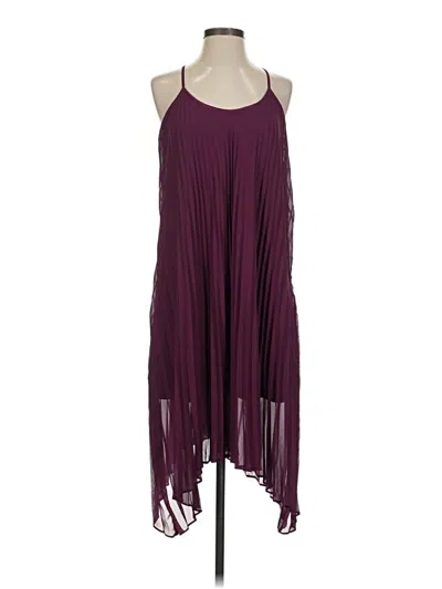 Pre-owned C Established 1946 Casual Dress In Burgundy