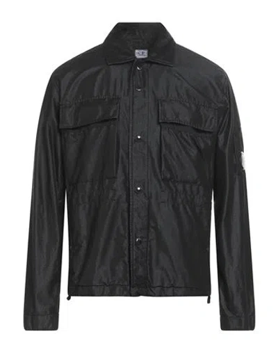 C.p. Company C. P. Company Man Shirt Black Size 3xl Cotton, Polyester, Polyamide