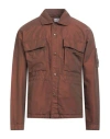 C.p. Company C. P. Company Man Shirt Chocolate Brown Size Xl Cotton, Polyester, Polyamide
