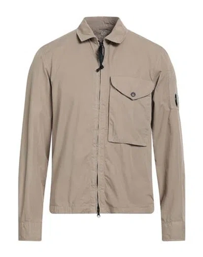 C.p. Company C. P. Company Man Shirt Khaki Size 3xl Cotton In Beige