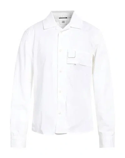 C.p. Company C. P. Company Man Shirt White Size Xxl Cotton