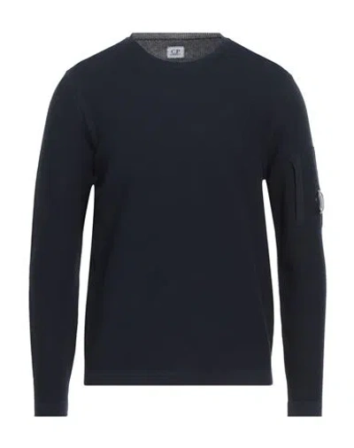 C.p. Company C. P. Company Man Sweater Midnight Blue Size 44 Cotton In Blue
