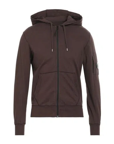 C.p. Company C. P. Company Man Sweatshirt Dark Brown Size 3xl Cotton In Brown