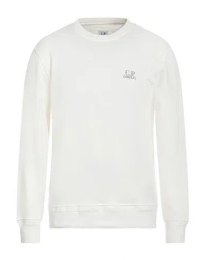C.p. Company C. P. Company Man Sweatshirt White Size Xxl Cotton