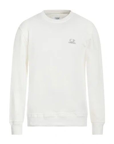 C.p. Company C. P. Company Man Sweatshirt White Size Xxl Cotton In White
