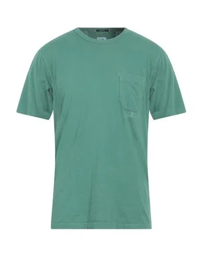 C.p. Company C. P. Company Man T-shirt Green Size Xxl Cotton