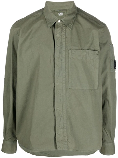 C.p. Company Utility Shirt Clothing In Green