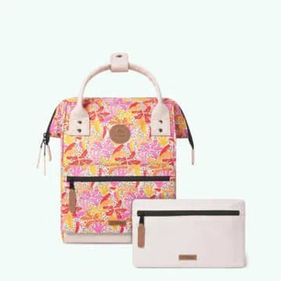 Cabaia Small Pink Printed Backpack